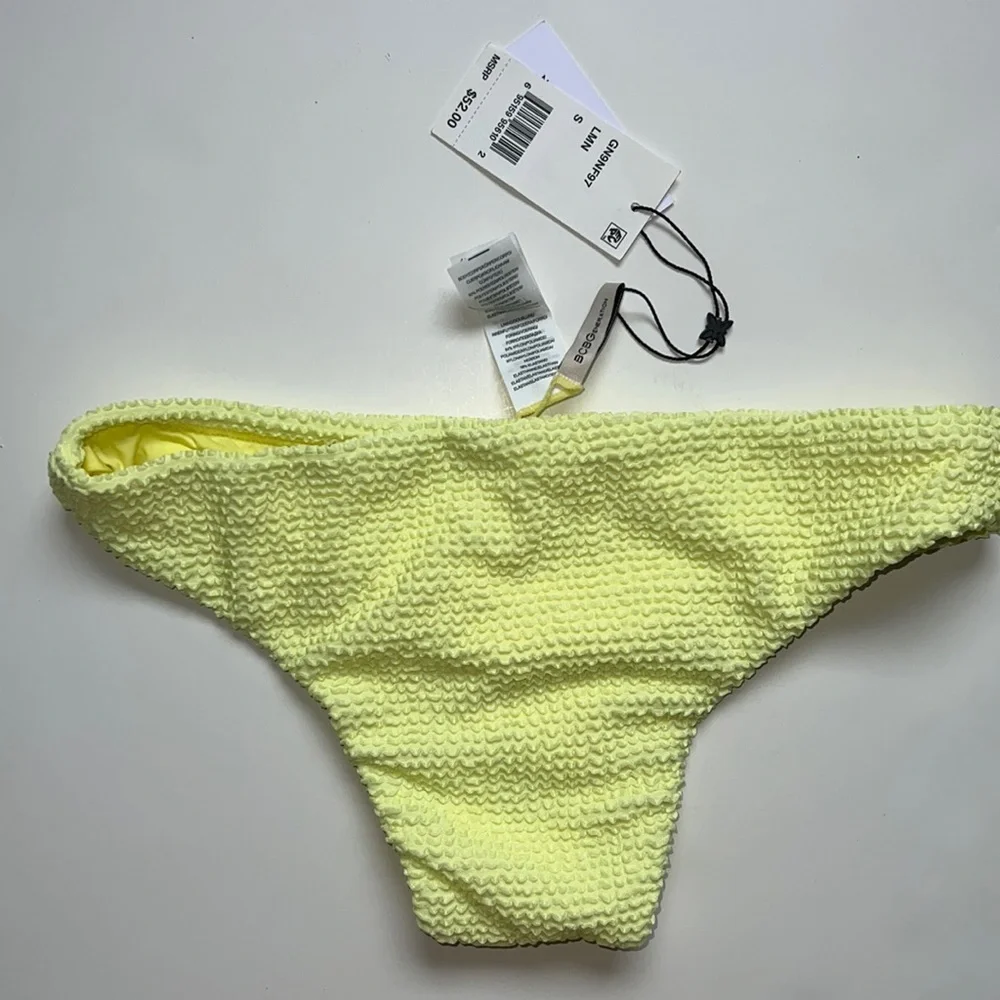 BCBGeneration Lemon yellow Bikini bottom Small - Picture 2 of 10